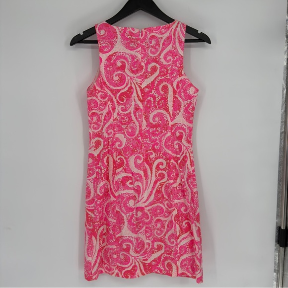 Lilly Pulitzer Ryder Pink Pout PBJ Print Shift Dress Sz 0 - Picture 7 of 8